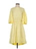 Tibi Solid Yellow Casual Dress Size 2 - photo 1
