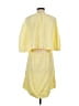 Tibi Solid Yellow Casual Dress Size 2 - photo 2