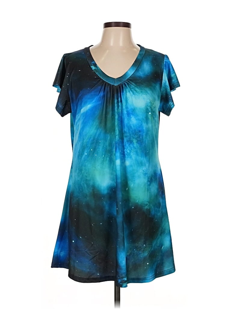 Pre-owned Lily By Firmiana Casual Dress In Blue