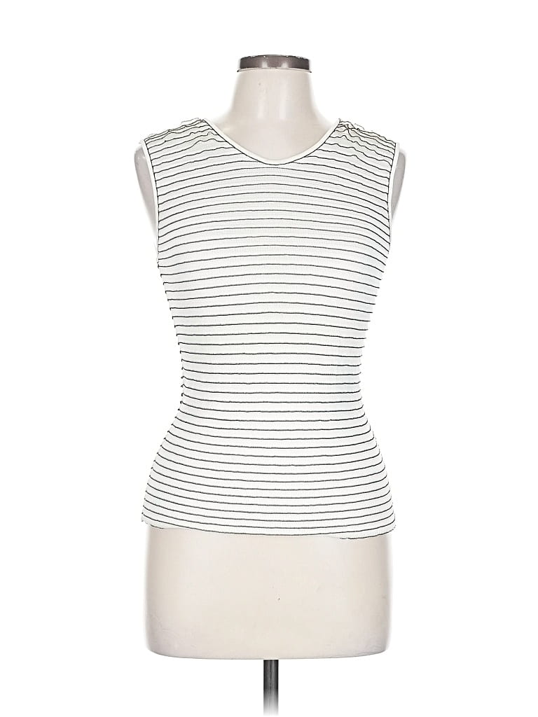 Pre-owned Giorgio Armani Sleeveless T-shirt In White