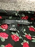 Harve Benard 100% Polyester Floral Black Long Sleeve Blouse Size M - photo 6