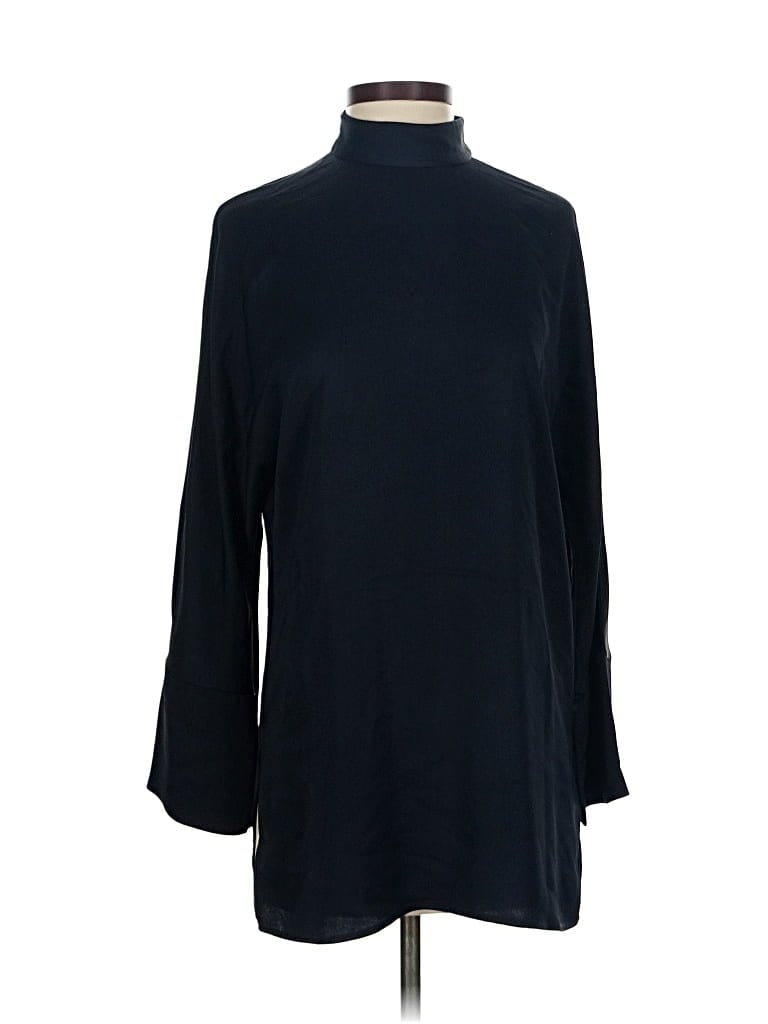 Click to view more detailed imagery on our partner's website Pre-owned Zara Long Sleeve Blouse In Black