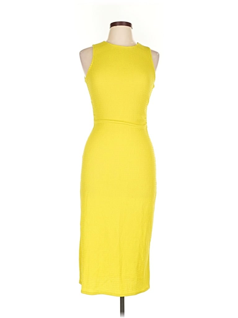 Pre-owned Love J Cocktail Dress In Yellow