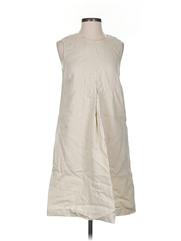 Pre-owned J. Mclaughlin Casual Dress In White