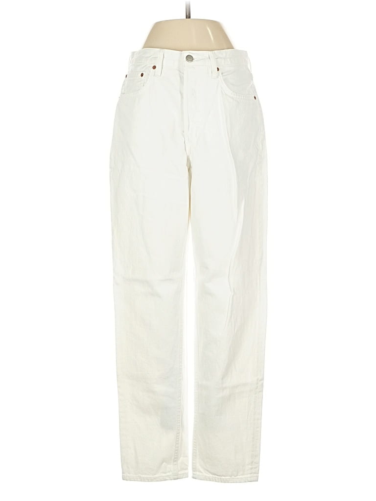 Pre-owned Denim Forum Jeans In White