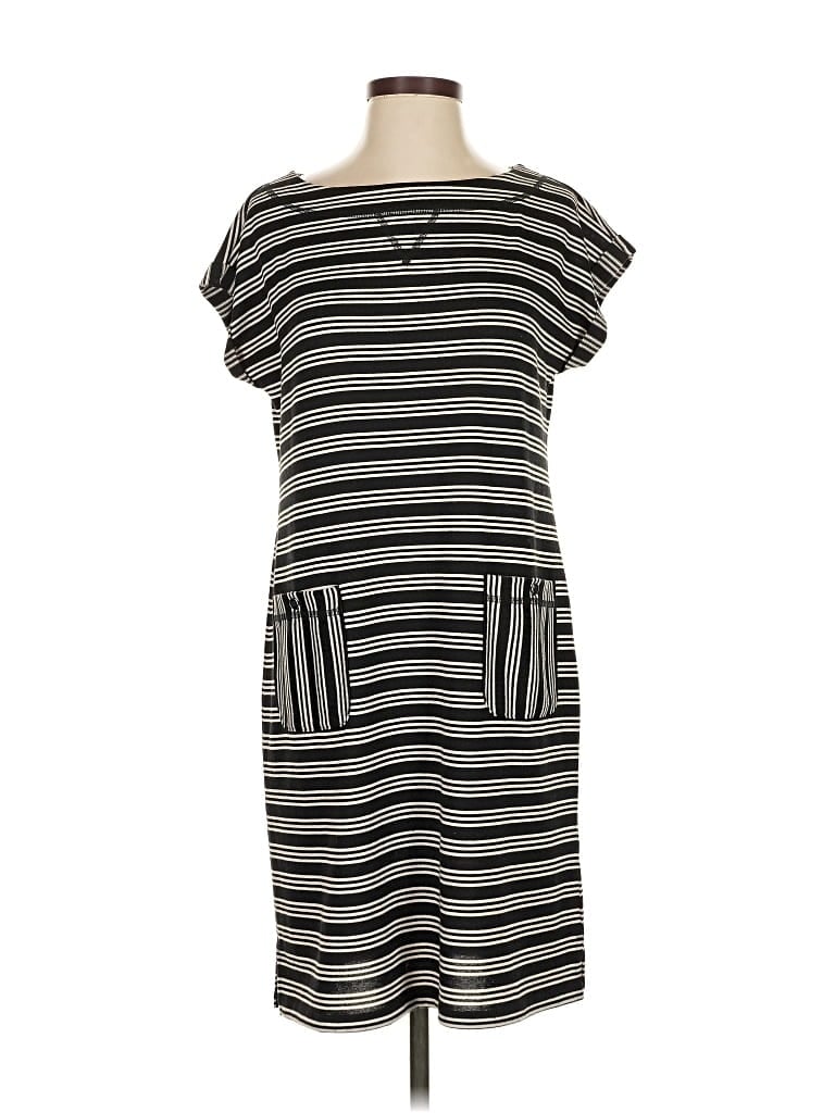 Pre-owned T By Talbots Casual Dress In Gray
