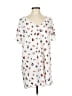Buddy Love 100% Polyester White Short Sleeve Blouse Size M - photo 1