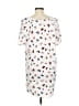 Buddy Love 100% Polyester White Short Sleeve Blouse Size M - photo 2