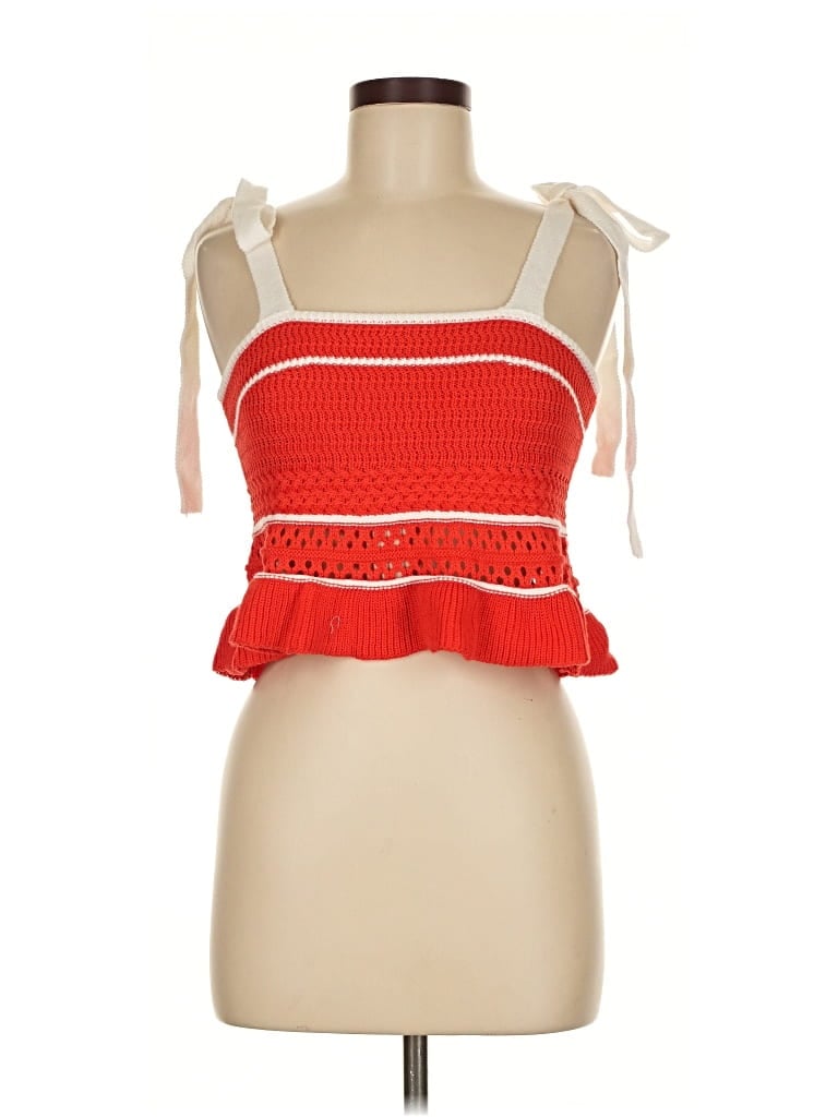 Pre-owned Unbranded Cardigan Sweater In Red