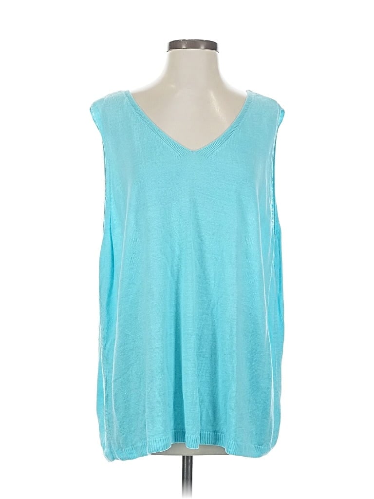 Pre-owned Talbots Sleeveless T-shirt In Blue