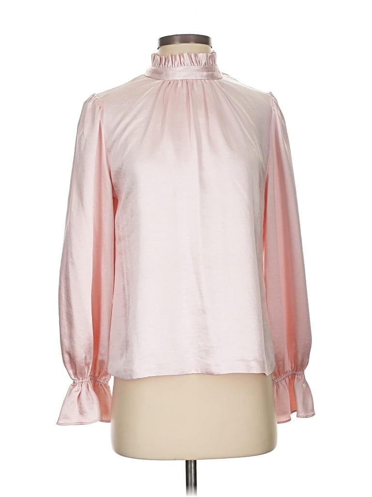 GAP Pre-owned Long Sleeve Blouse In Blue