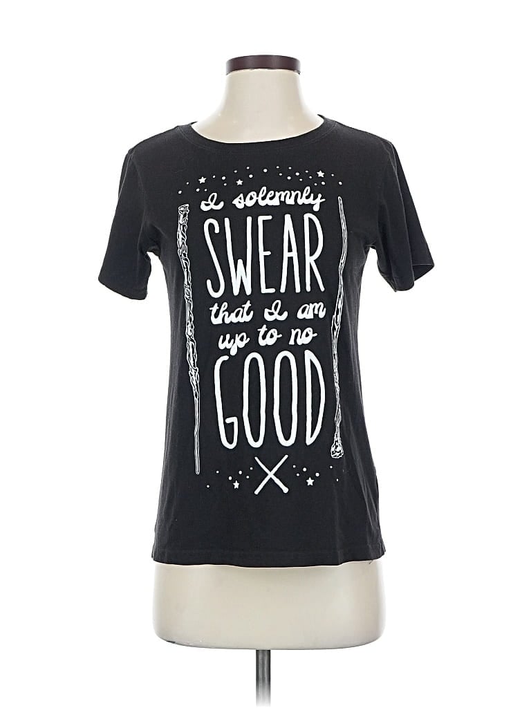 HARRY POTTER Pre-owned Short Sleeve T-shirt In Black