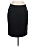 Brooks Brothers 100% Wool Solid Black Wool Skirt Size 6 - photo 1