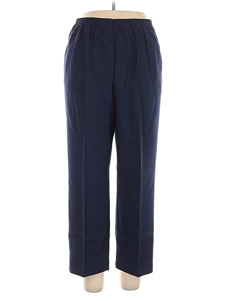 Alfred Dunner Dress Pants In Blue