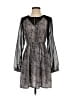 Doe & Rae 100% Polyester Gray Cocktail Dress Size S - photo 1