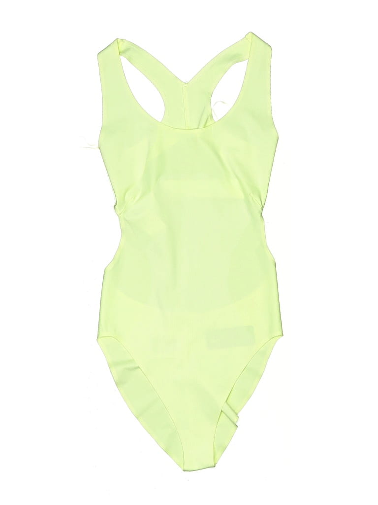 Pre-owned Nike One Piece Swimsuit In Yellow
