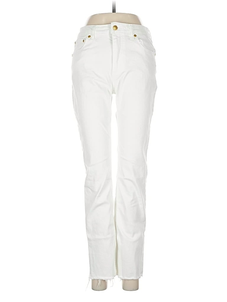 Pre-owned Oat Jeans In White