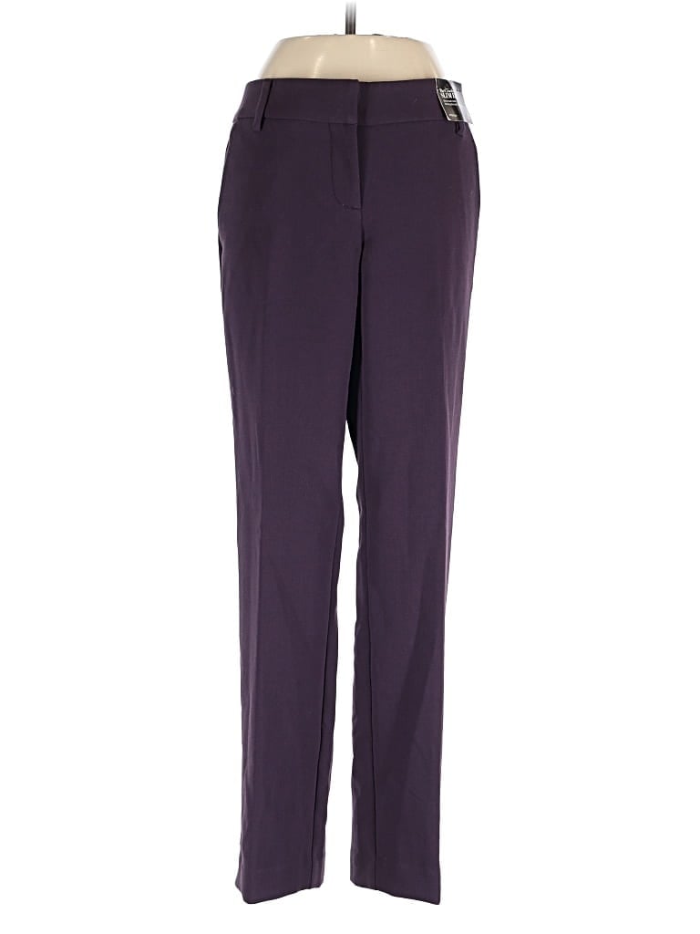 Pre-owned New York And Company Dress Pants In Purple