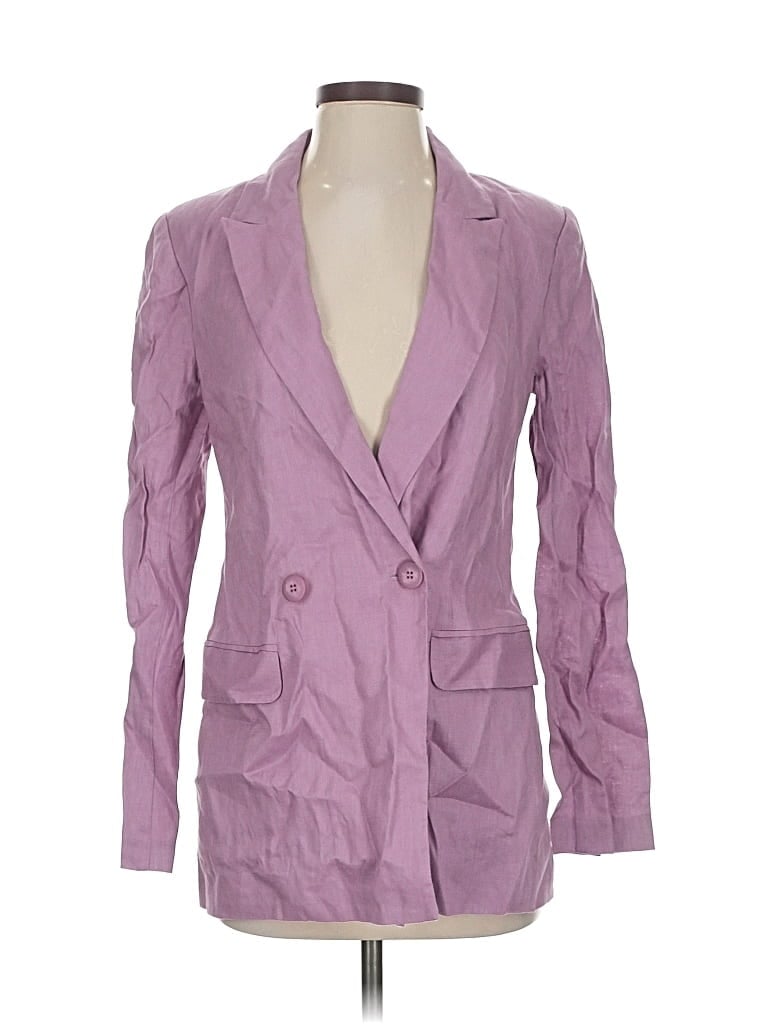 Pre-owned Wayf Blazer Jacket In Purple