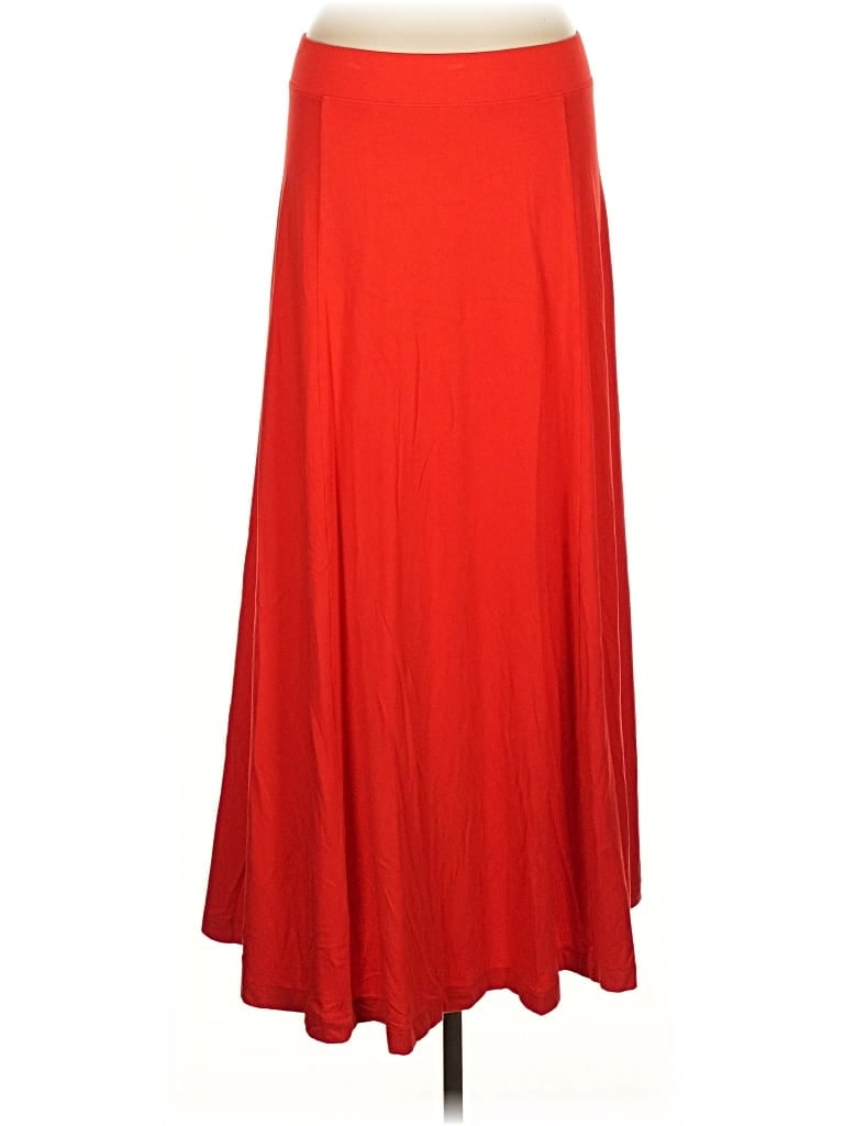 Pre-owned Lands' End Casual Skirt In Red