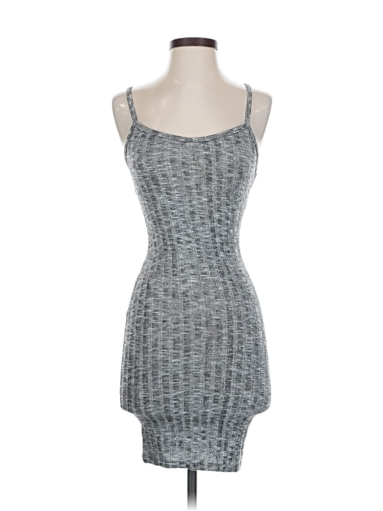 Pre-owned Naked Wardrobe Casual Dress In Gray
