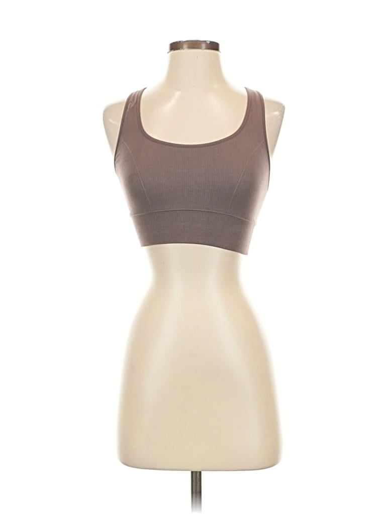 Pre-owned Maidenform Tank Top Brown Strapless Neckline Tops