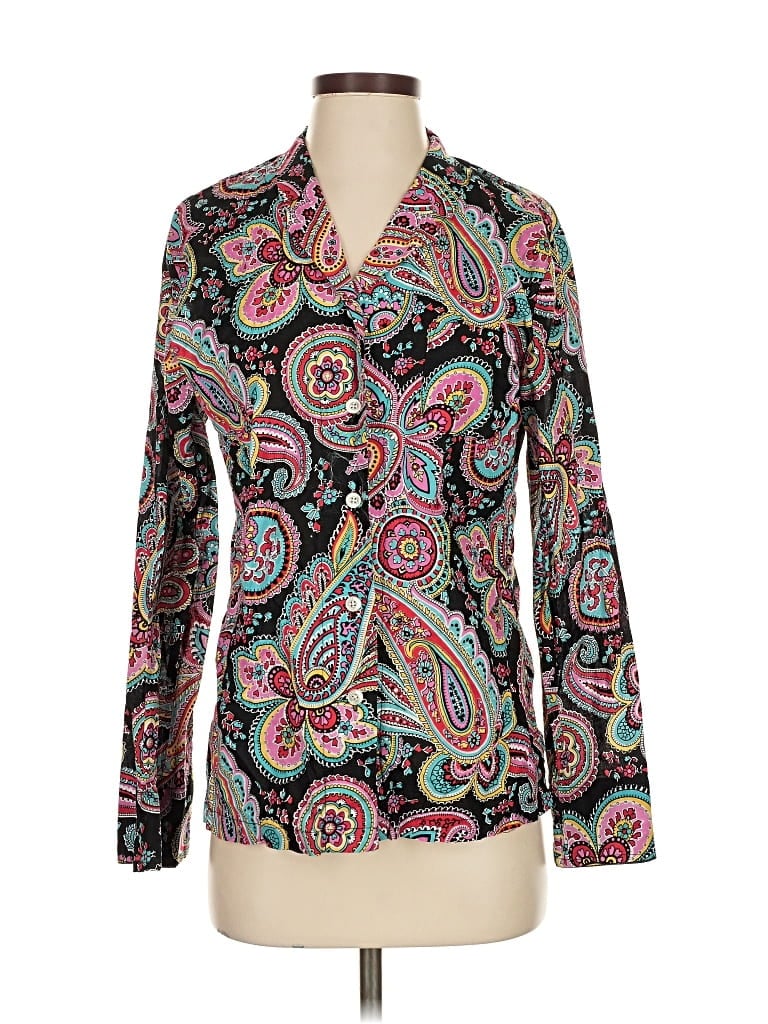 Click to view more detailed imagery on our partner's website Pre-owned Vera Bradley Long Sleeve Blouse In Pink