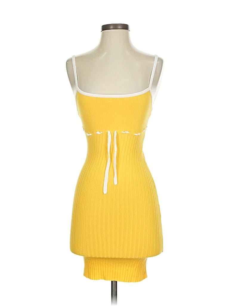 Pre-owned Forever 21 Casual Dress In Yellow