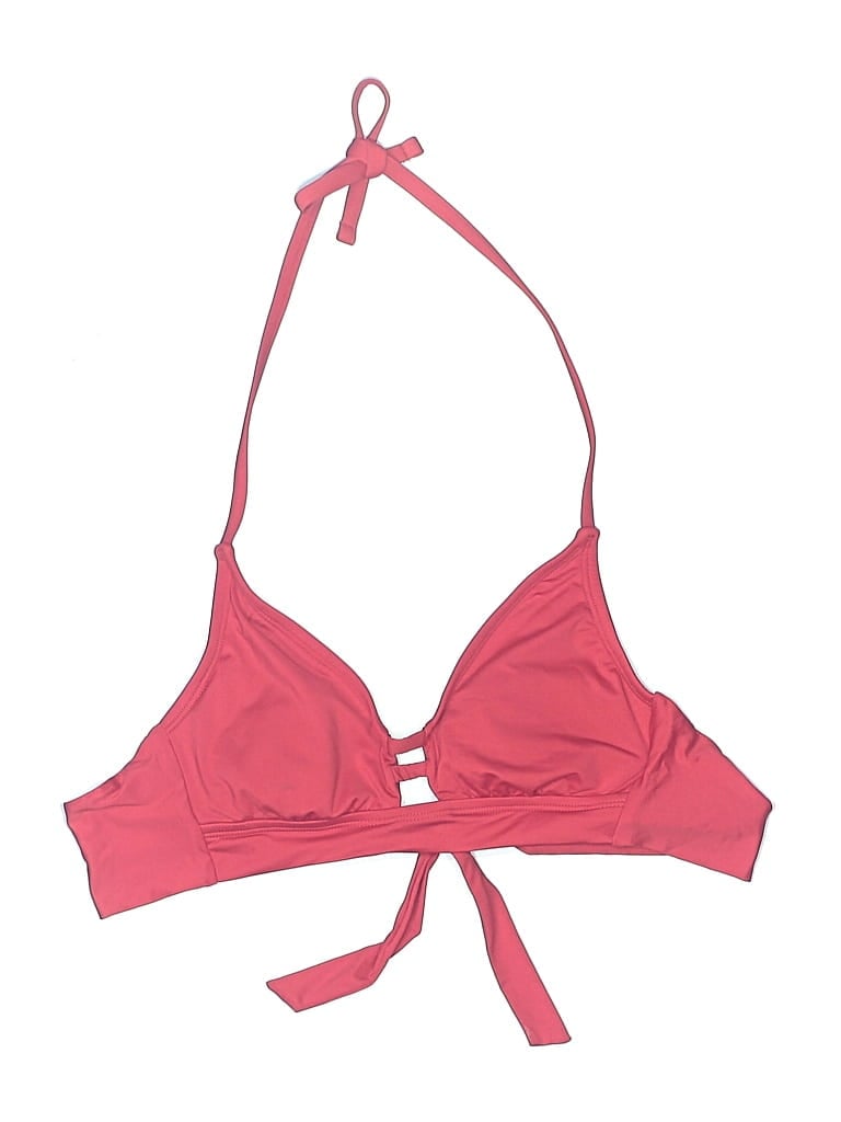 Pre-owned Kona Sol Swimsuit Top Pink Swimwear