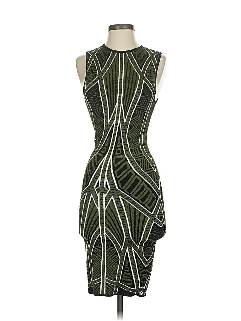 Click to view more detailed imagery on our partner's website Pre-owned Torn By Ronny Kobo Cocktail Dress In Green