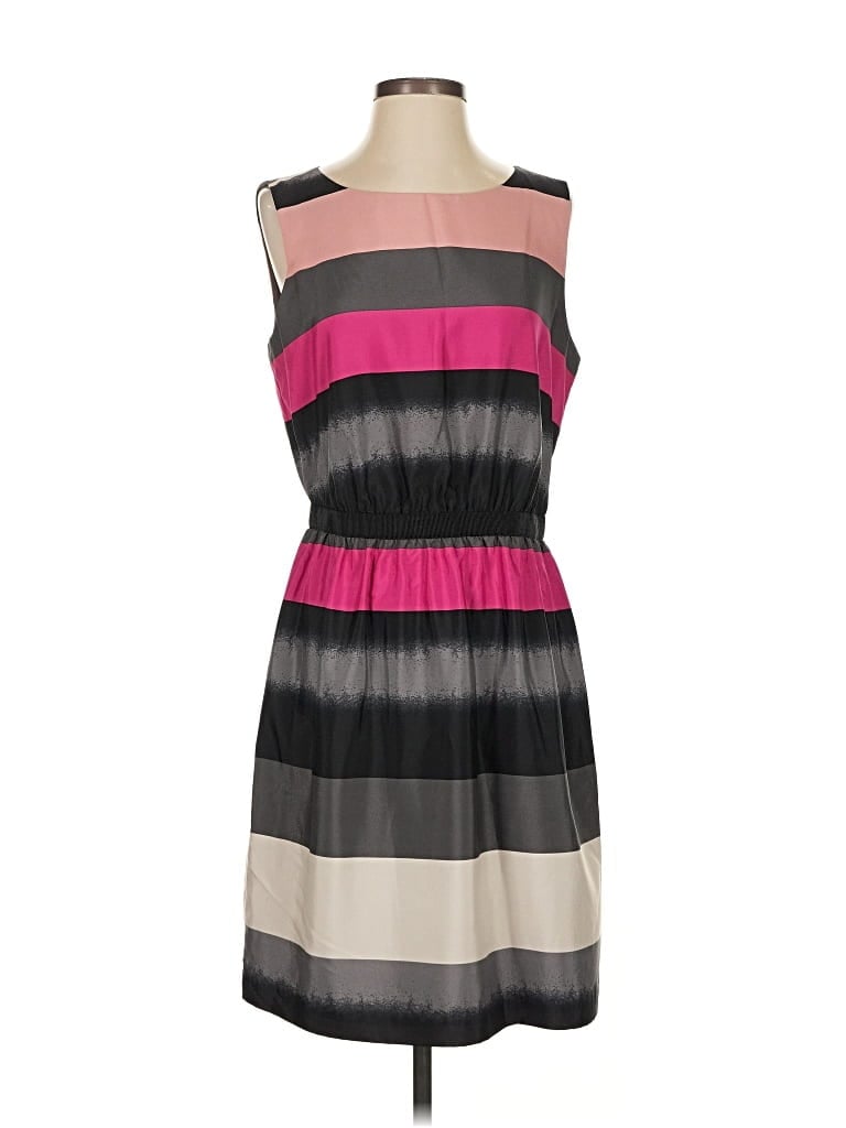 Pre-owned Ann Taylor Loft Casual Dress In Gray