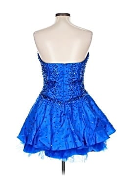 open lace back dress Simple A Line Royal Blue Satin Long Prom Dress, Long Blue Formal Gradu   abcprom