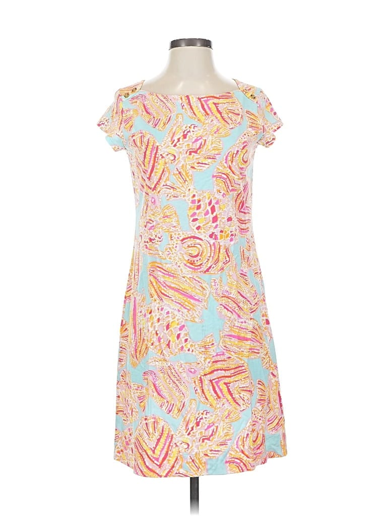 Pre-owned Lilly Pulitzer Casual Dress In Yellow