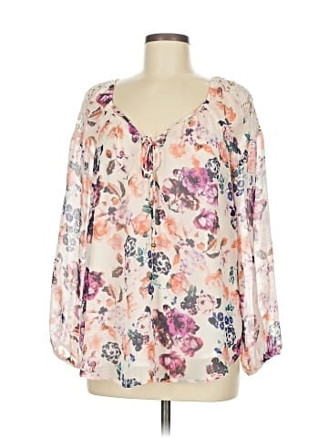 Vintage America Blues 3/4 Sleeve Blouse (view 1)