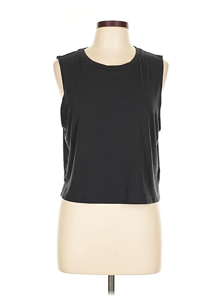 Pre-owned Gap Fit Sleeveless T-shirt In Black