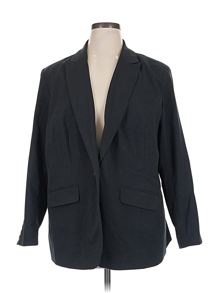 Click to view more detailed imagery on our partner's website Pre-owned Jessica London Blazer Jacket In Black