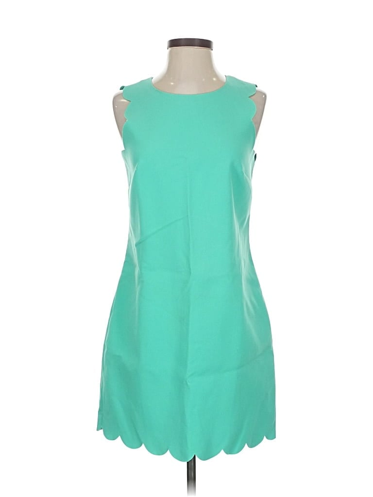 Pre-owned J.crew Factory Store Casual Dress In Blue