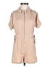 Habitual 100% Rayon Solid Tan Romper Size 10 - photo 1