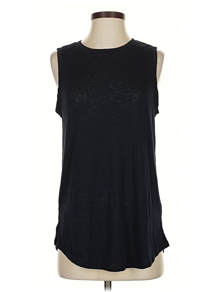 Pre-owned Athleta Sleeveless T-shirt In Black