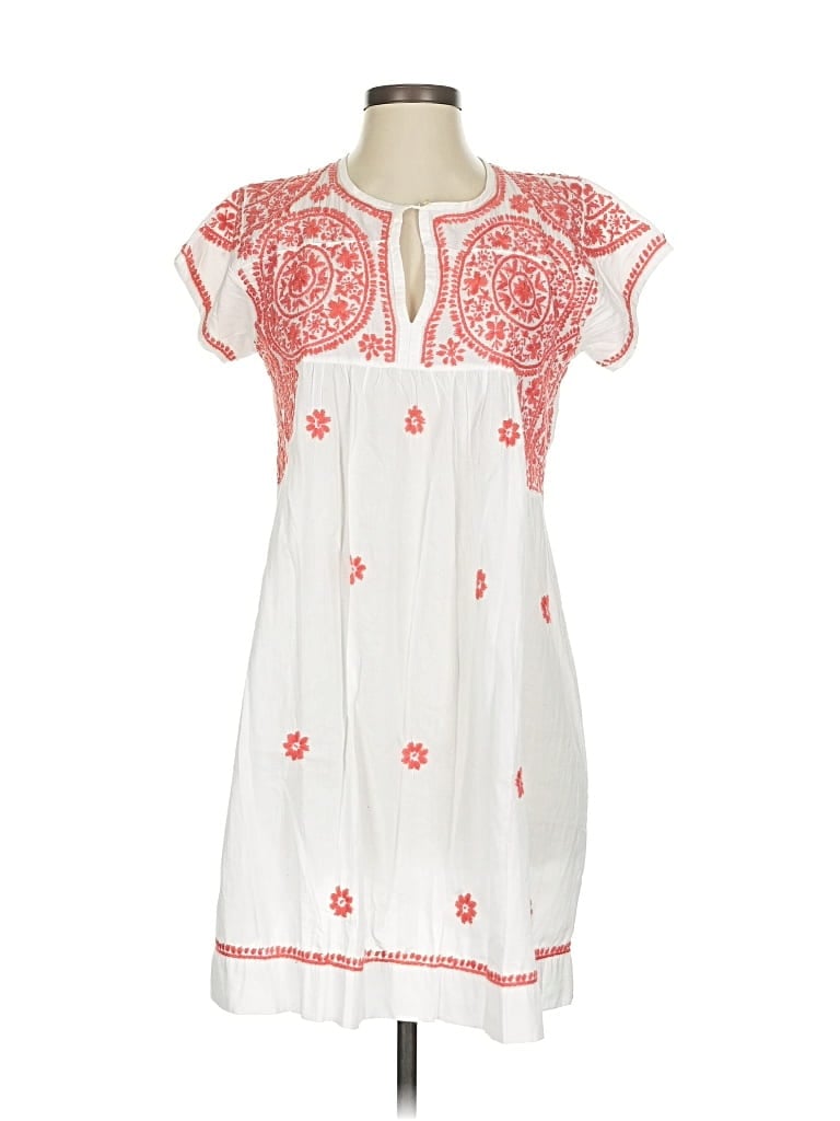 Pre-owned Dolma Casual Dress In White