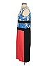St. John Graphic Blue Black Cocktail Dress Size 4 - photo 5