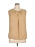 Sami & JO 100% Polyester Tan Sleeveless Blouse Size XL - photo 1