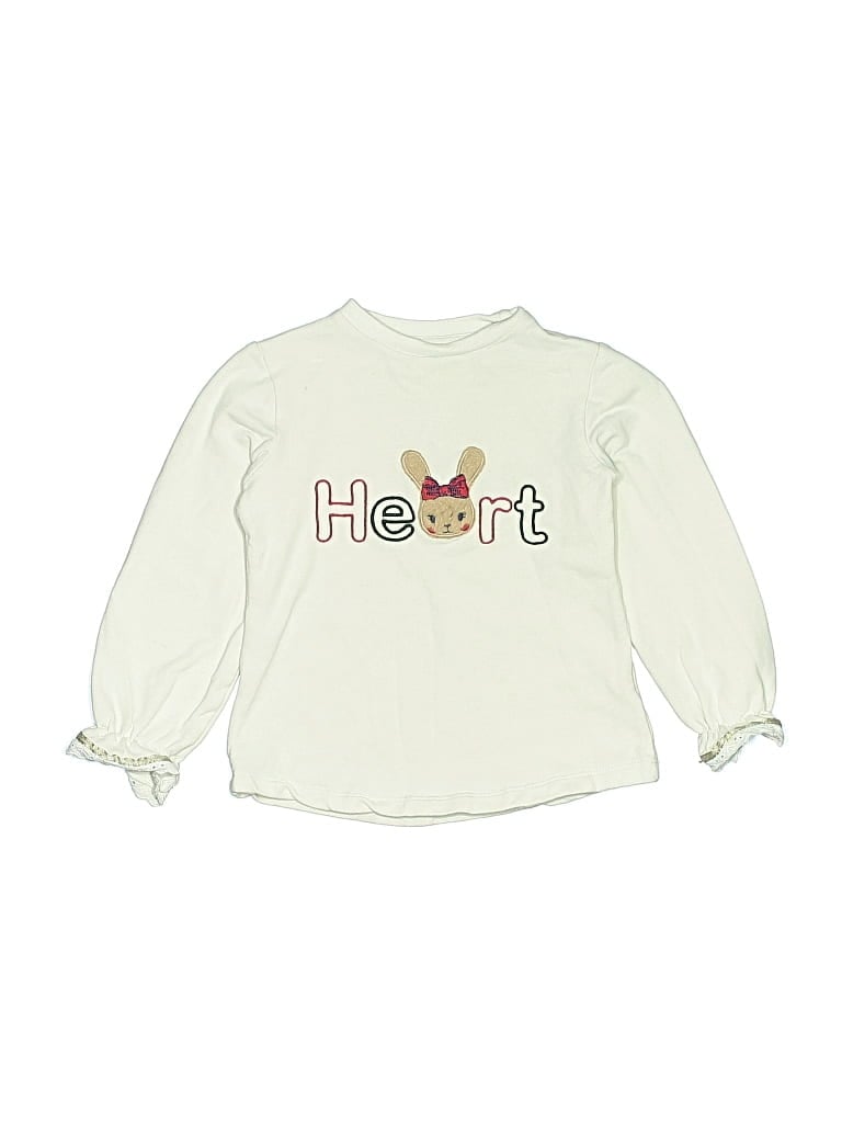 Pre-owned Unbranded Kids' Sweatshirt In White