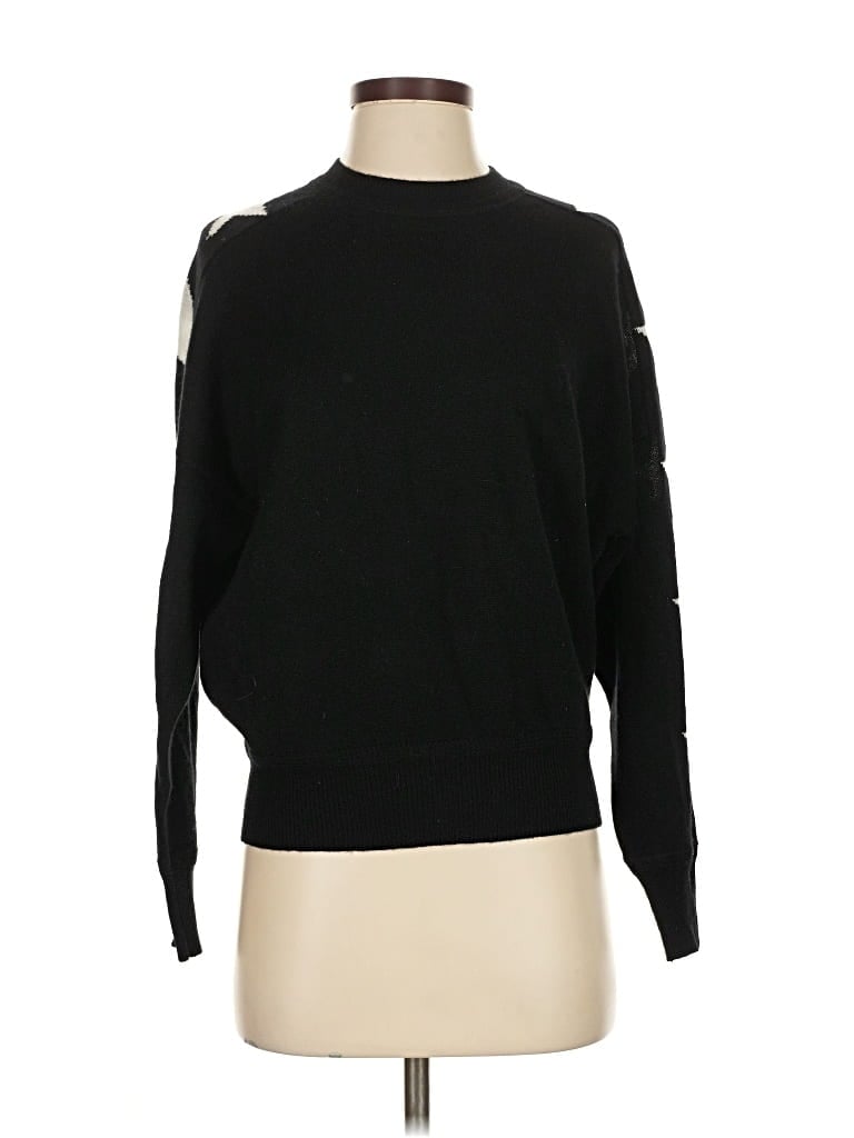 Click to view more detailed imagery on our partner's website Pre-owned Aqua Cashmere Pullover Sweater In Black