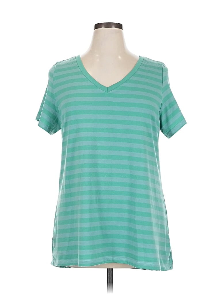 Pre-owned Lularoe Short Sleeve T-shirt In Blue