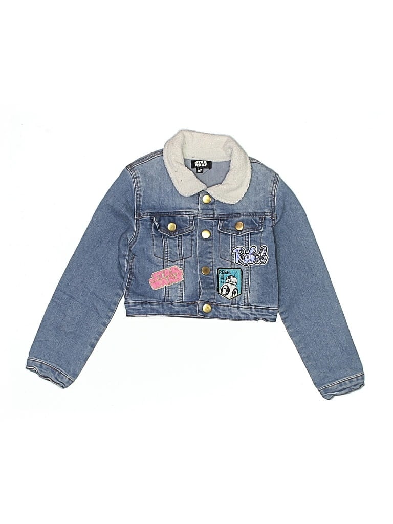 Click to view more detailed imagery on our partner's website Pre-owned Star Wars Kids' Denim Jacket In Blue
