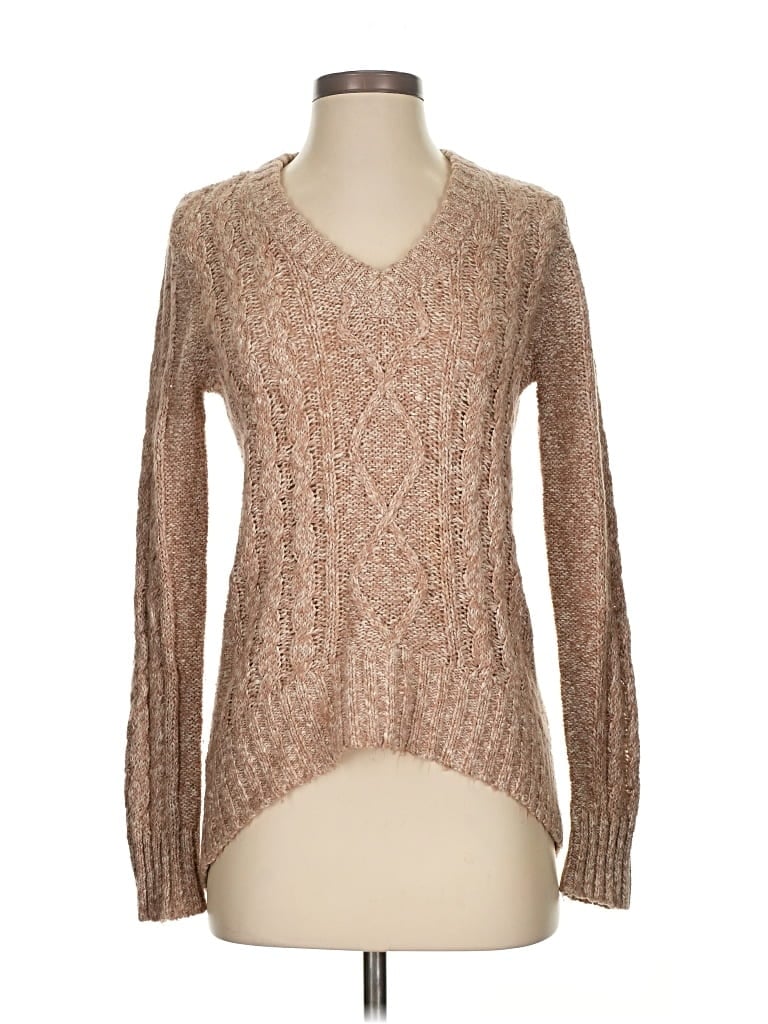 Pre-owned Feel The Piece Pullover Sweater In Brown