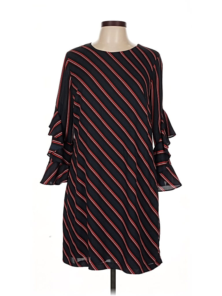 Pre-owned Inc International Concepts Casual Dress In Black