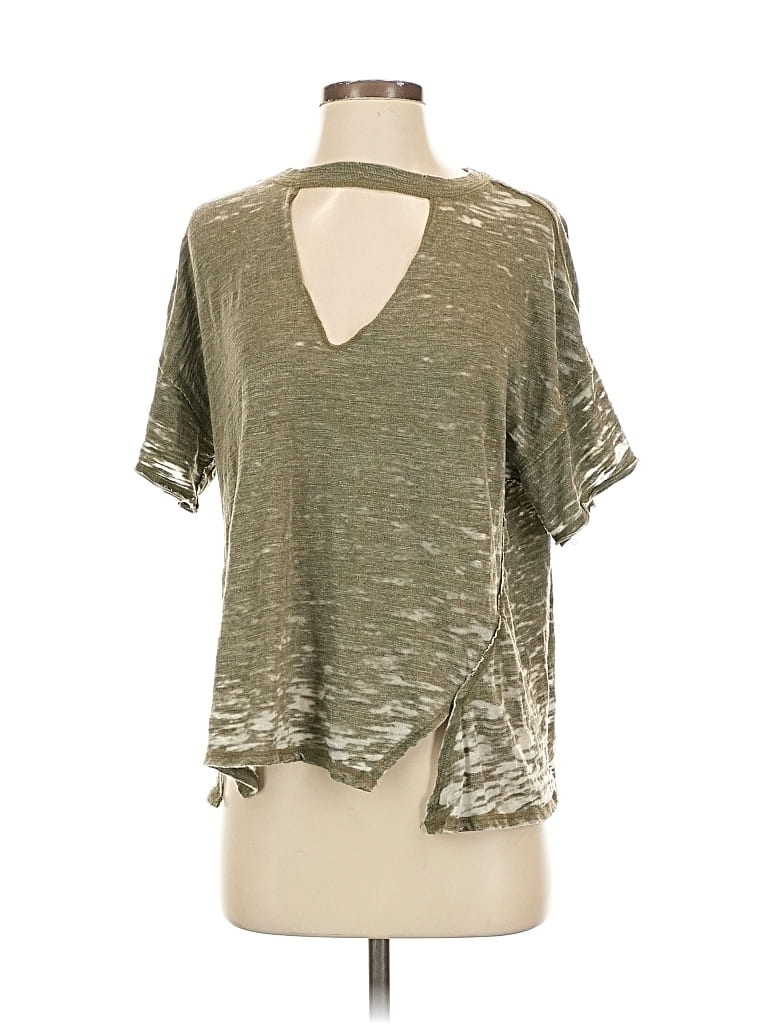 Pre-owned We The Free Short Sleeve T-shirt In Green