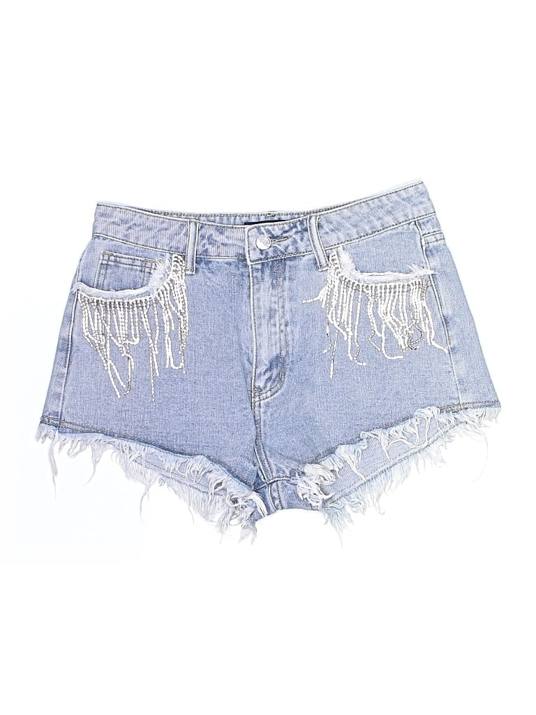 Pre-owned Assorted Brands Denim Shorts In Blue